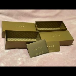 Gucci sunglass boxes